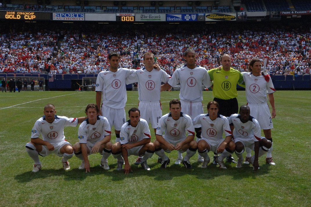 USA TEAM GOLD CUP 2005 WINNING LINEUP BASILIO'S GOLD CUP GALLERY